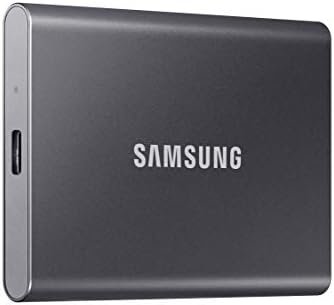 Samsung T7 Portable SSD 1TB Titan Gray, USB 3.2 Gen 2, Up to 1,050MB/s | Reliable External Solid State Drive Storage for Gaming, Students, Professionals (MU-PC1T0T/AM)