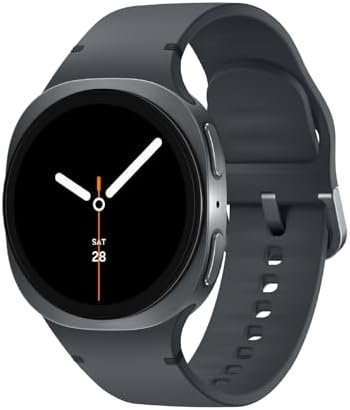 Samsung Galaxy Watch 8 (2025), Graphite, 40mm, Bluetooth Smartwatch | Cushion Design, Fitness Tracker, Sleep Coaching, Running Coach, Energy Score, Heart Rate Tracking [US Version, 2 Yr Warranty]